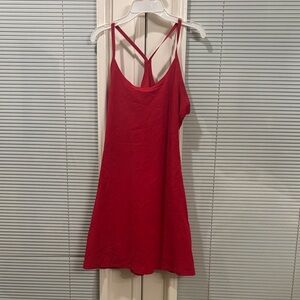 Outdoor Voices Red Strappy Mini Dress